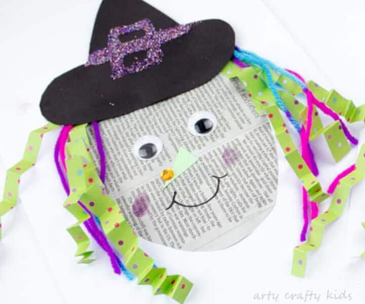 easy witch craft for kids to make with paper