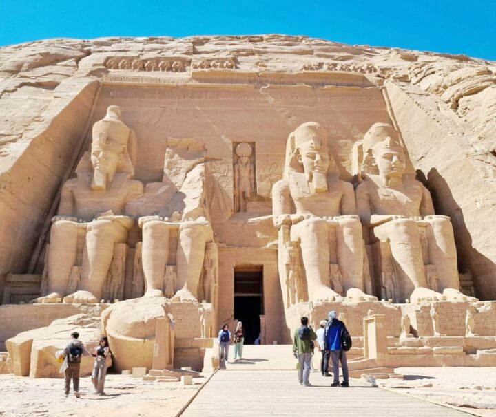 Abu Simbel Tempel bei Assuan während einer 3 Tage Privatreise von Marsa Alam nach Assuan und Luxor