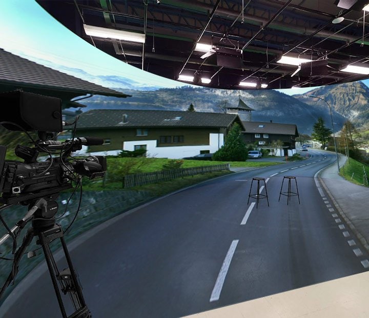 Curved XR LED Screen