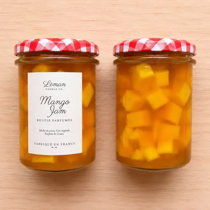 Vela perfumada en tarro Mermelada de Mango2
