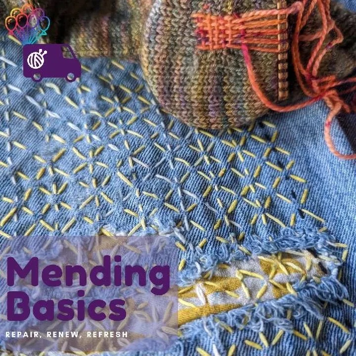 Mending Basics workshop - Fiber Arts on 4th