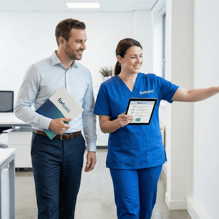 Abnahme und Nachkontrolle der Grundreinigung