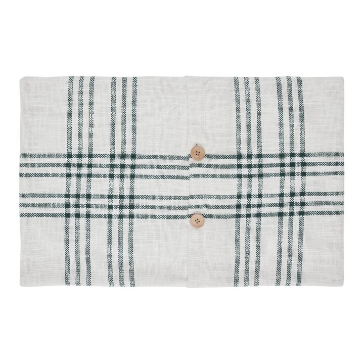 Pine Grove Plaid Noel Ornament Pillow Cover 14x22