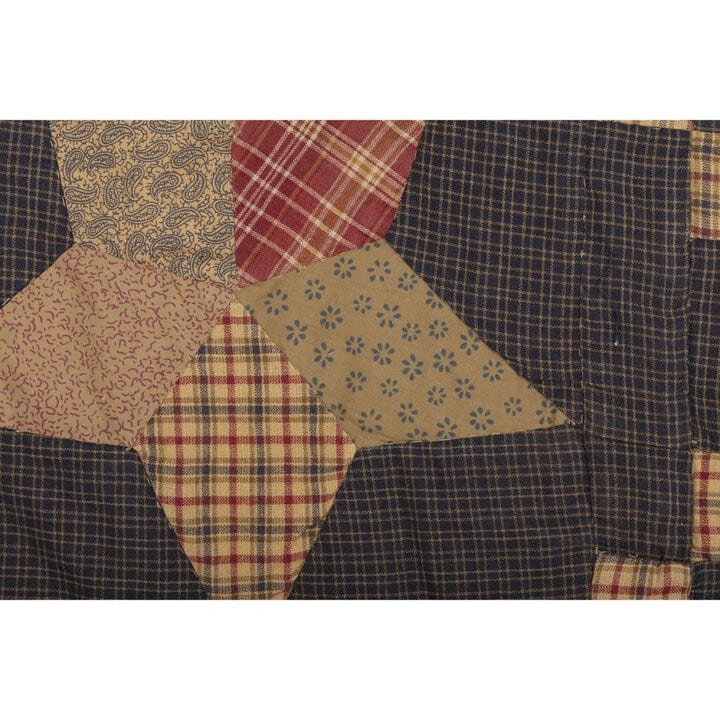 Arlington Runner Quilted Patchwork Star 13x48 - Image 4