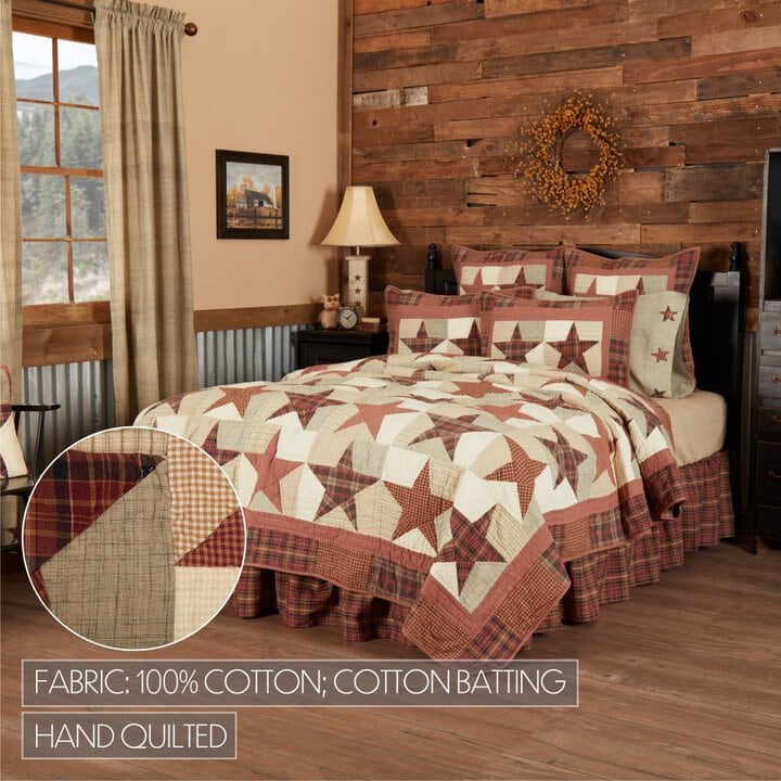 Abilene Star Queen Quilt 94Wx94L - Image 9