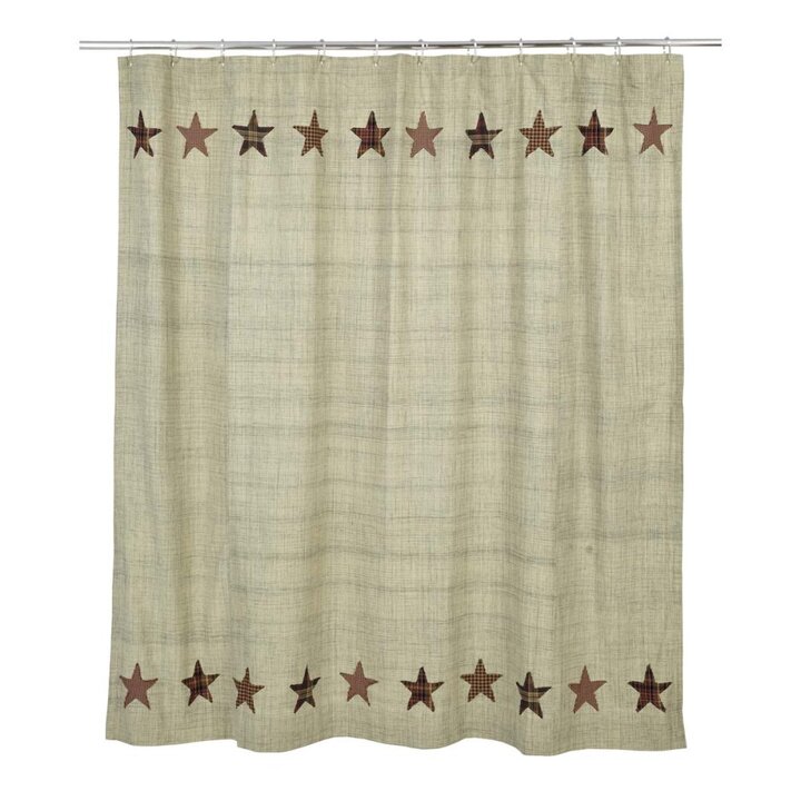 Abilene Star Shower Curtain 72x72 - Image 4