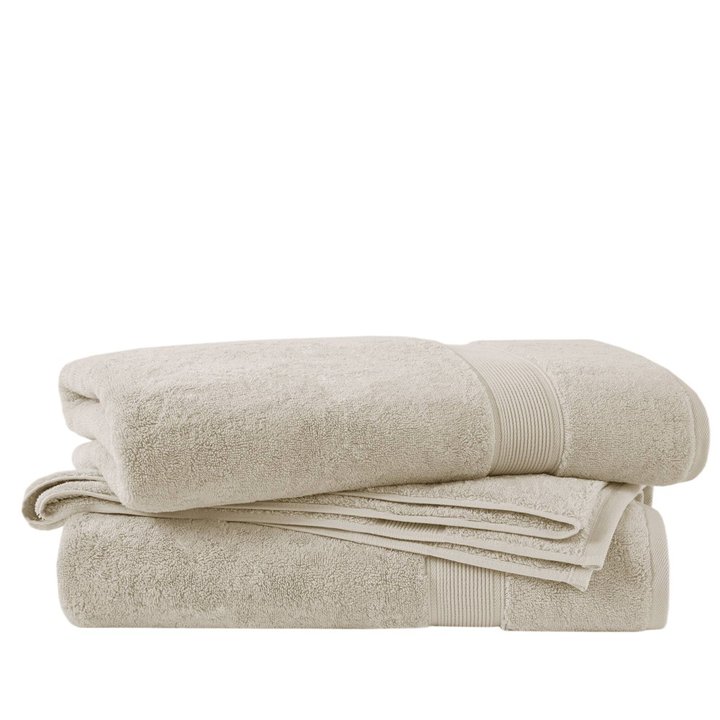 Madison Park Signature 800GSM 100% Cotton Bath Sheet 2 Piece Set in Natural, 34x68" - 2PK MPS73-462