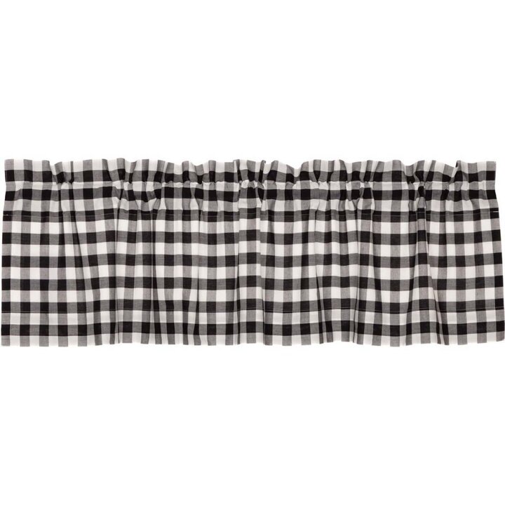 Annie Buffalo Black Check Valance 16x60 - Image 2