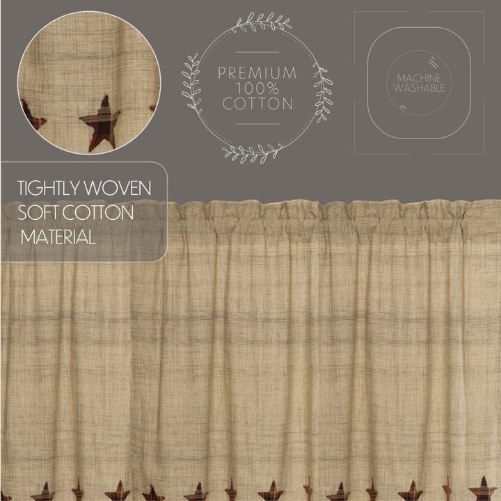 Abilene Star Prairie Long Panel Set of 2 84x36x18 - Image 5