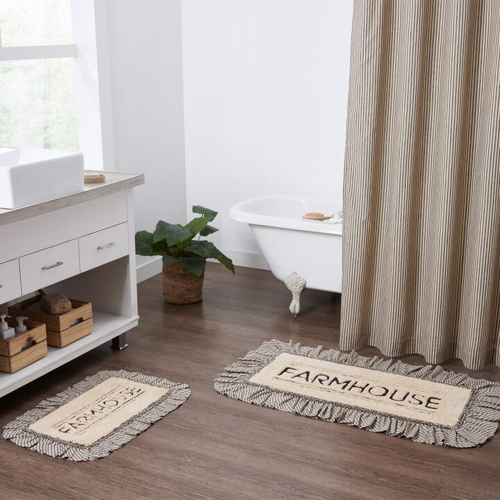Sawyer Mill Charcoal Farmhouse Bathmat 27x48 - Image 7