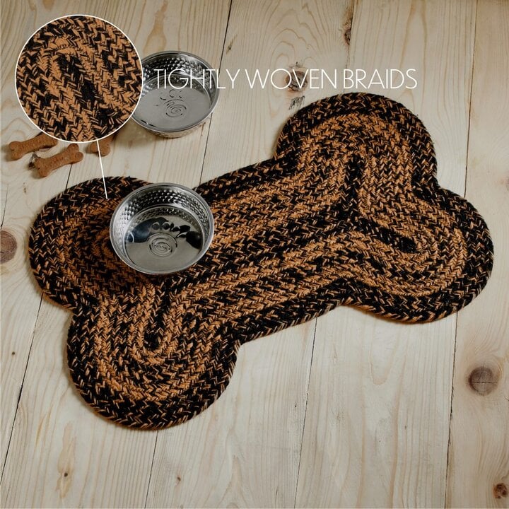 Black & Tan Indoor/Outdoor Medium Bone Rug 15x23 - Image 4