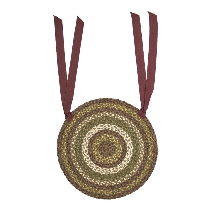 Tea Cabin Jute Chair Pad 15 inch Diameter - Image 3