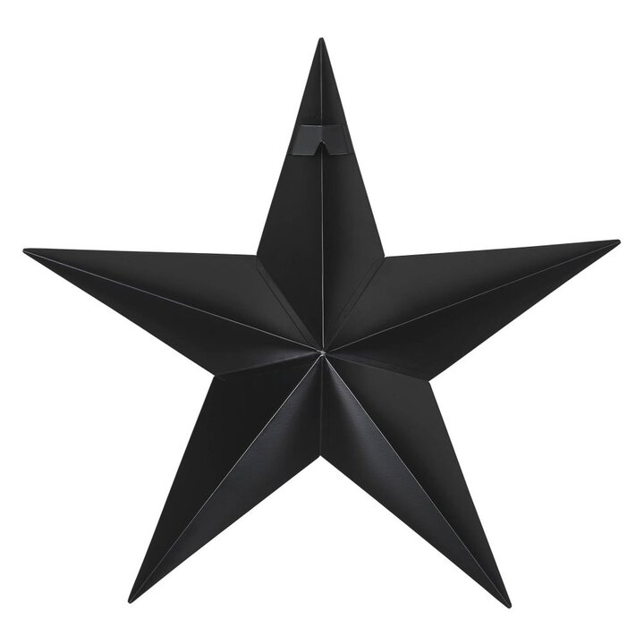 Metal Star Speckled Black Distressed 18x18 - Image 3