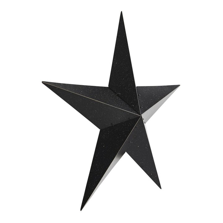Metal Star Speckled Black Distressed 36x36 - Image 4
