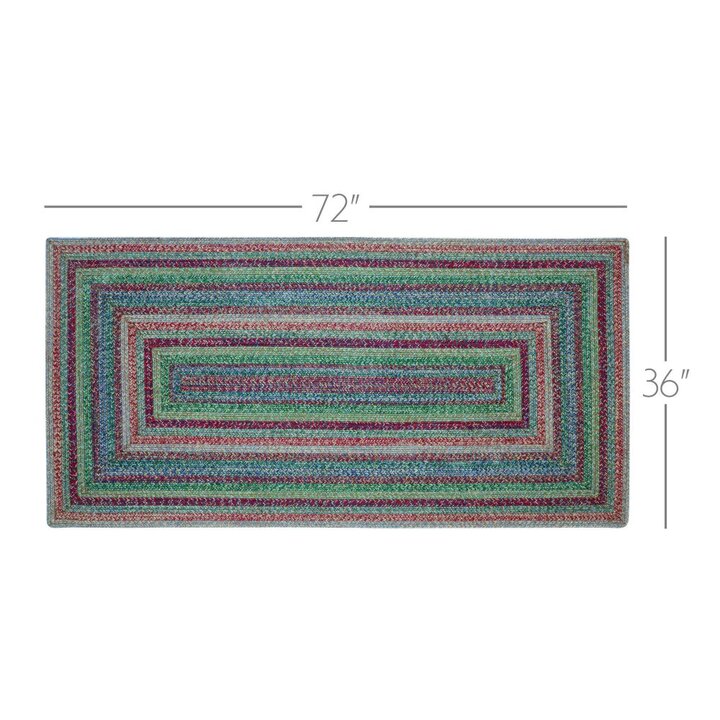Multi Jute Rug Rect w/ Pad 36x72 - Image 3