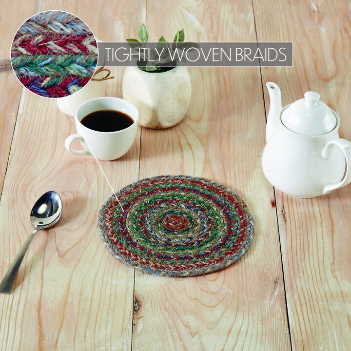 Multi Jute Trivet 8 inch Diameter - Image 4