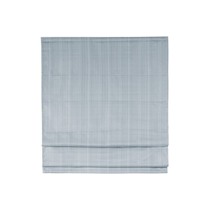 Madison Park Galen Basketweave Cordless Roman Shade Collection in Blue, 35x64" MP40-7320 - Image 2