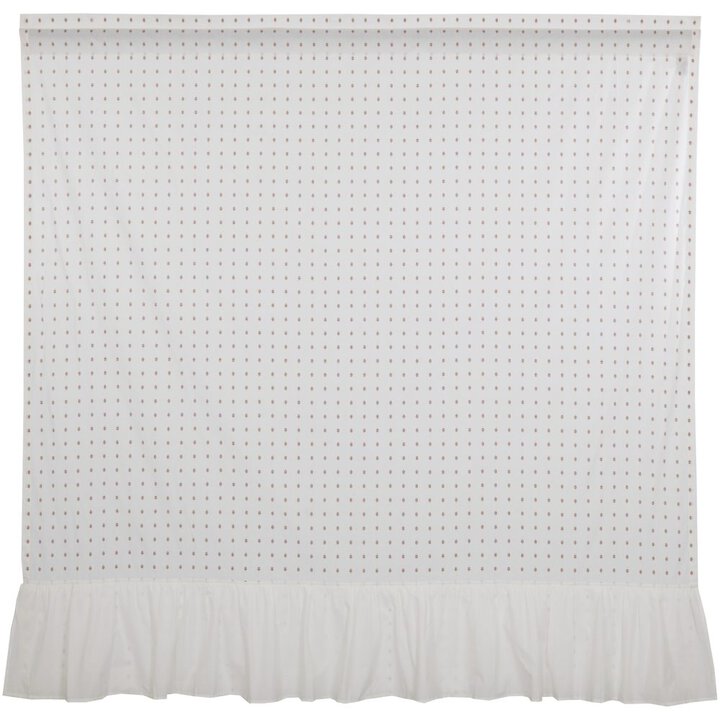 Abigail Ruffled Shower Curtain 72Lx72W - Image 2