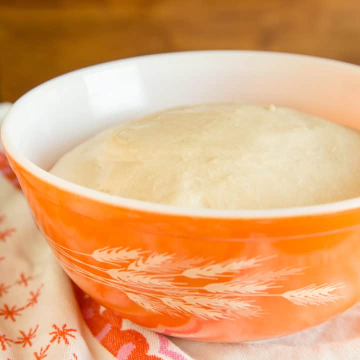 Homemade pizza dough