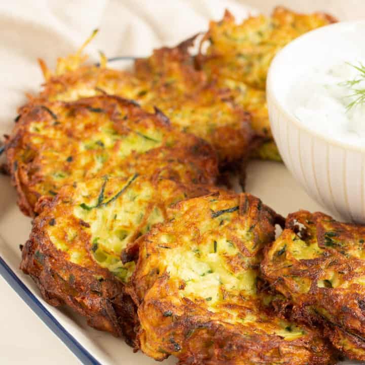 mucver - turkish zucchini fritters