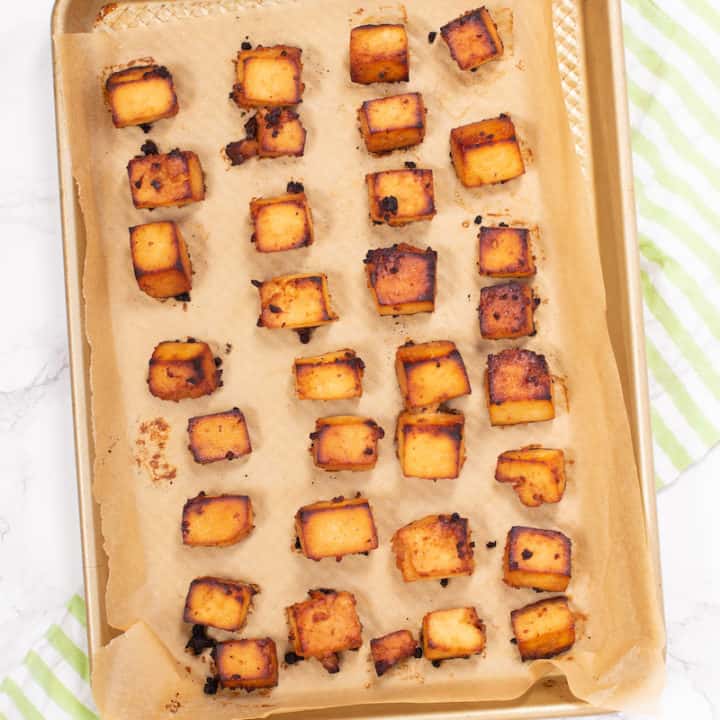 crispy baked tofu