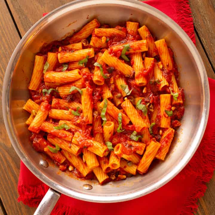 rigatoni with sicilian pasta gravy
