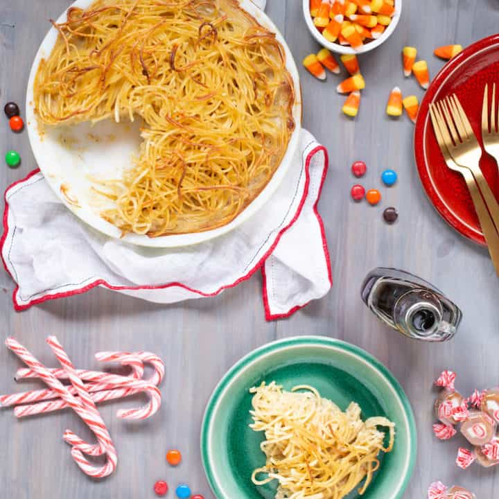 Buddy the Elf spaghetti pie, via goodfoodstories.com