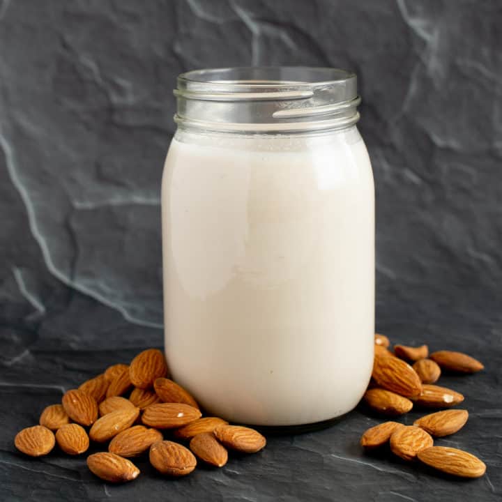 homemade almond milk