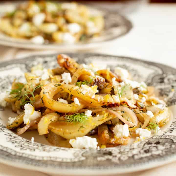 caramelized fennel salad
