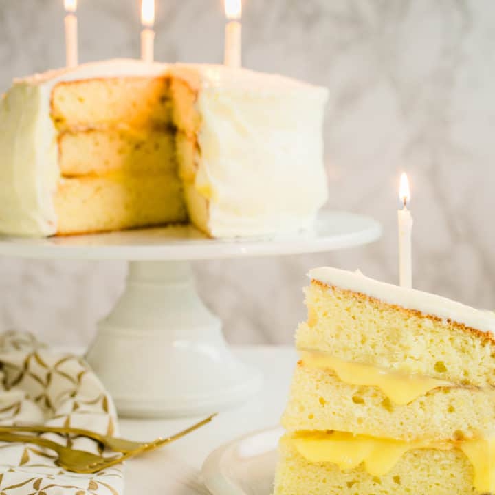 lemon champagne cake