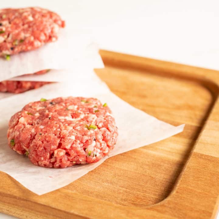 how to grind burger meat and make jalapeno garlic hamburgerst, via www.goodfoodstories.com
