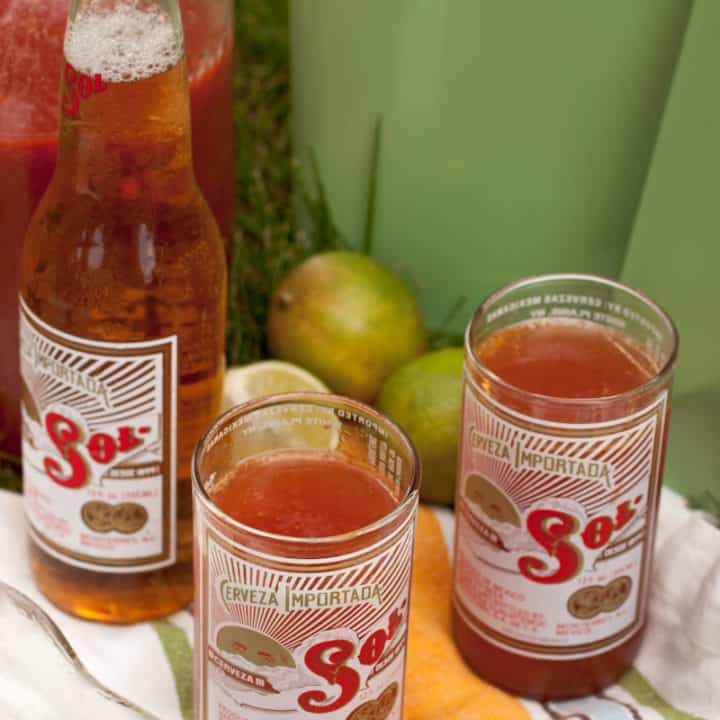 smoky micheladas - beer cocktails