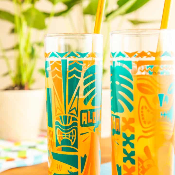 tiki whiskey sour cocktails