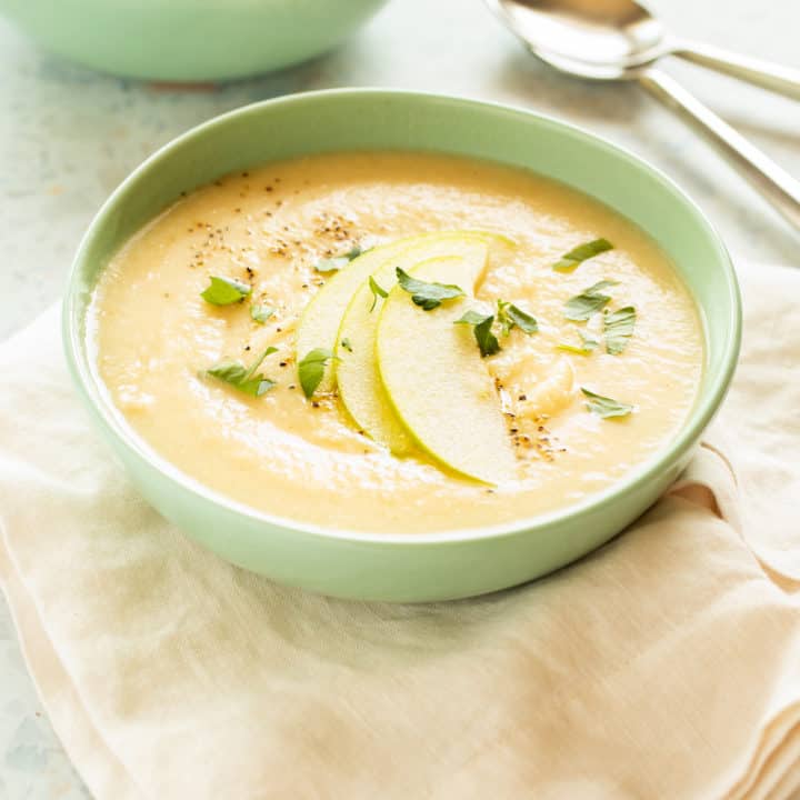 parsnip apple soup