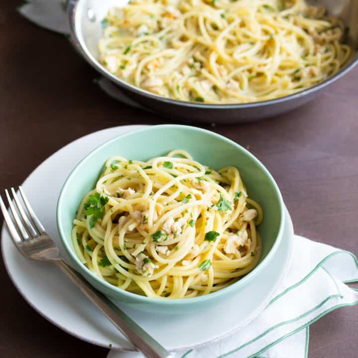 pasta with clam sauce