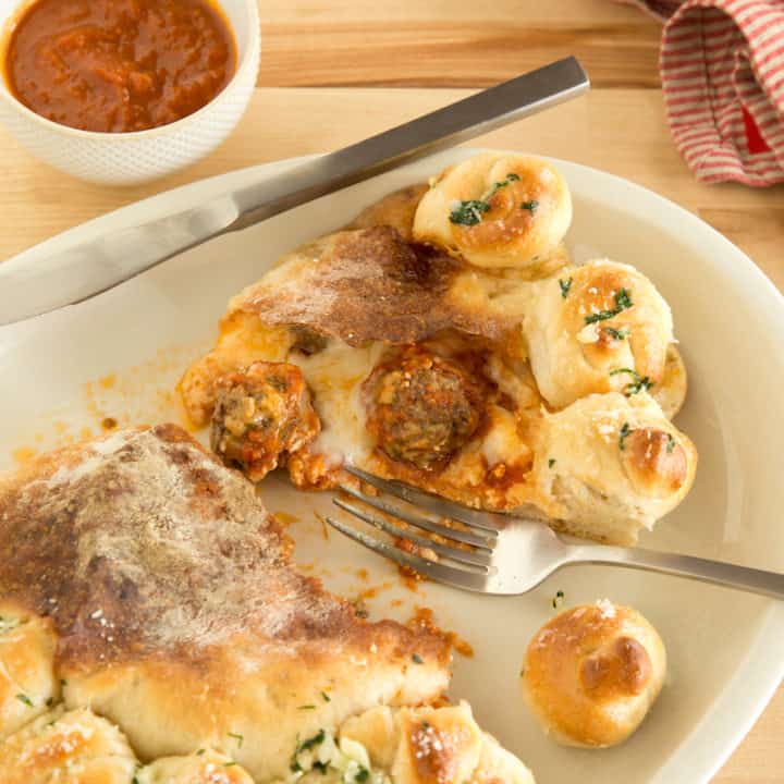 garlic knot calzones