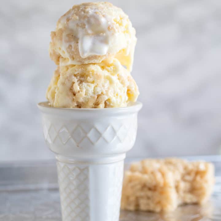 rice krispie treat ice cream