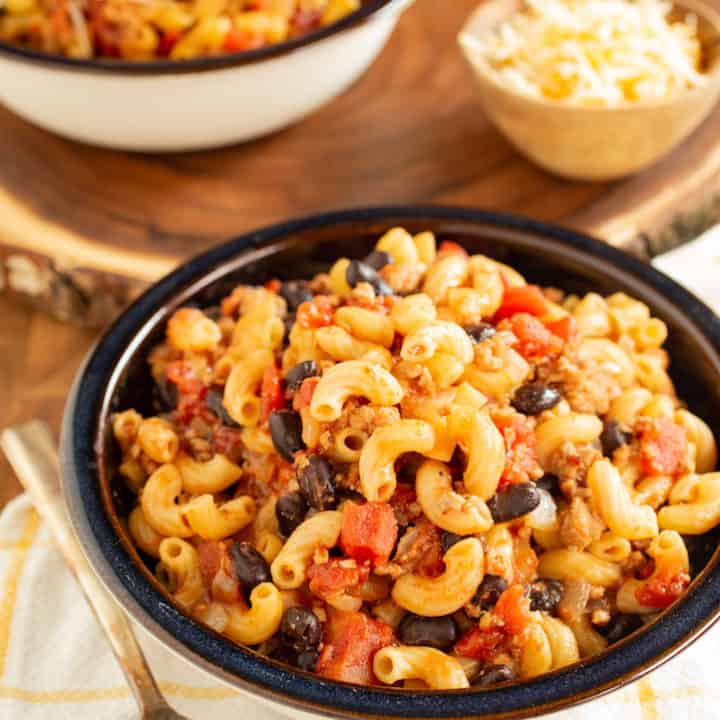 one-pot chili mac, via goodfoodstories.com