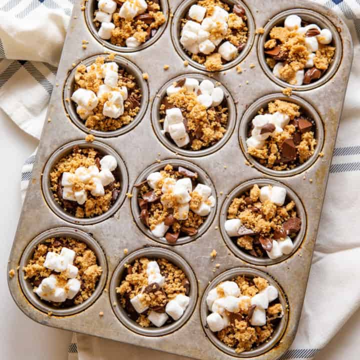 s'mores brownie bites
