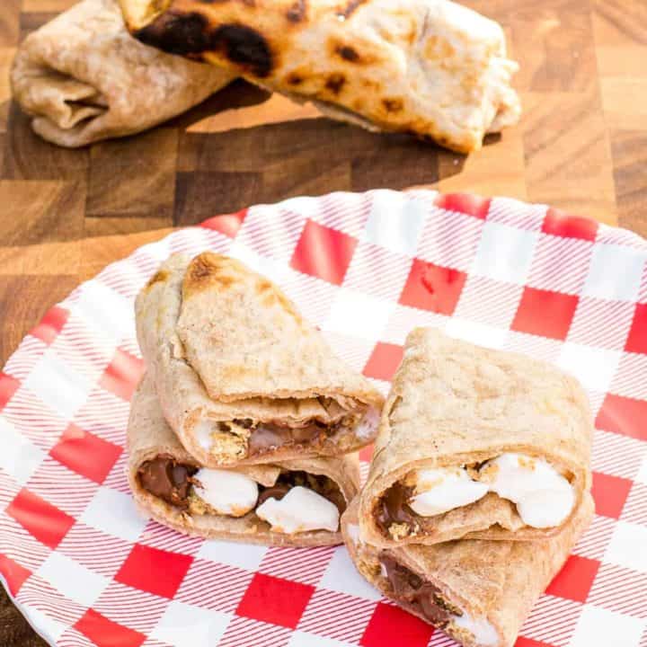 s'mores burritos