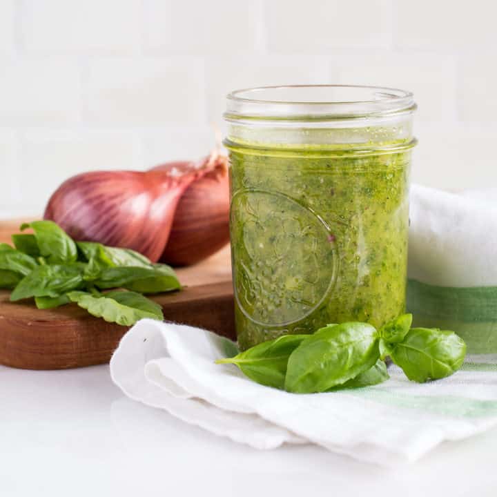 basil vinaigrette dressing