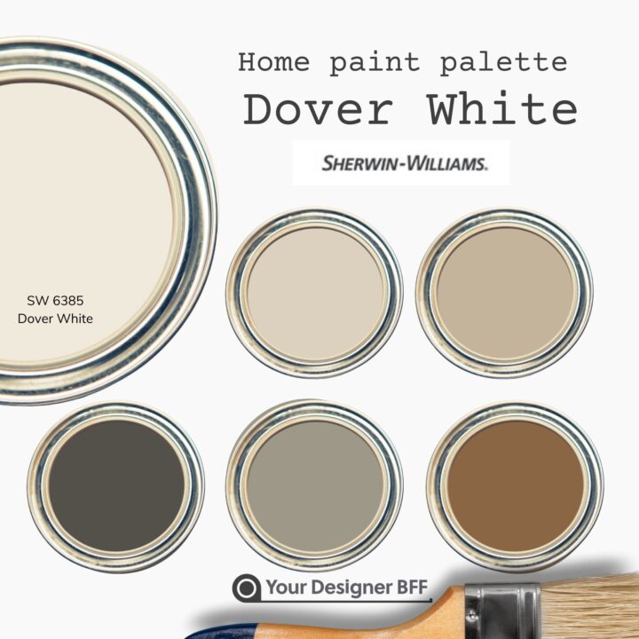 SW 6385 Dover White Popular White Colour by SherwinWilliams (real
