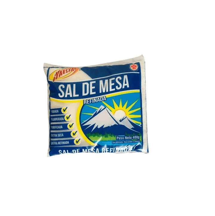 SAL REFINADA YA ESTA 400 GRAMOS