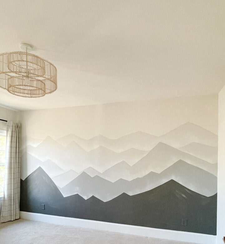 mountain mural tutorial