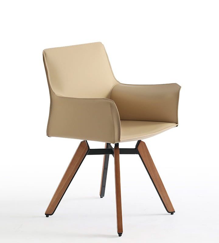 Recycled Leather Accent Chair