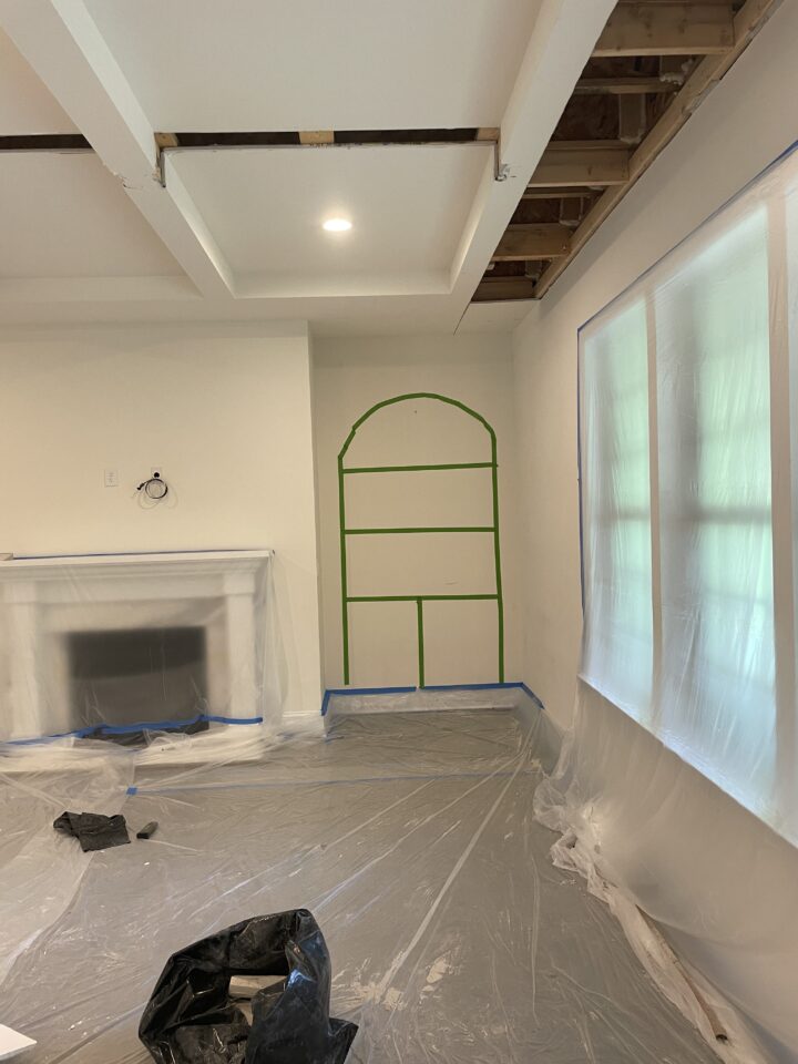 coffered ceiling