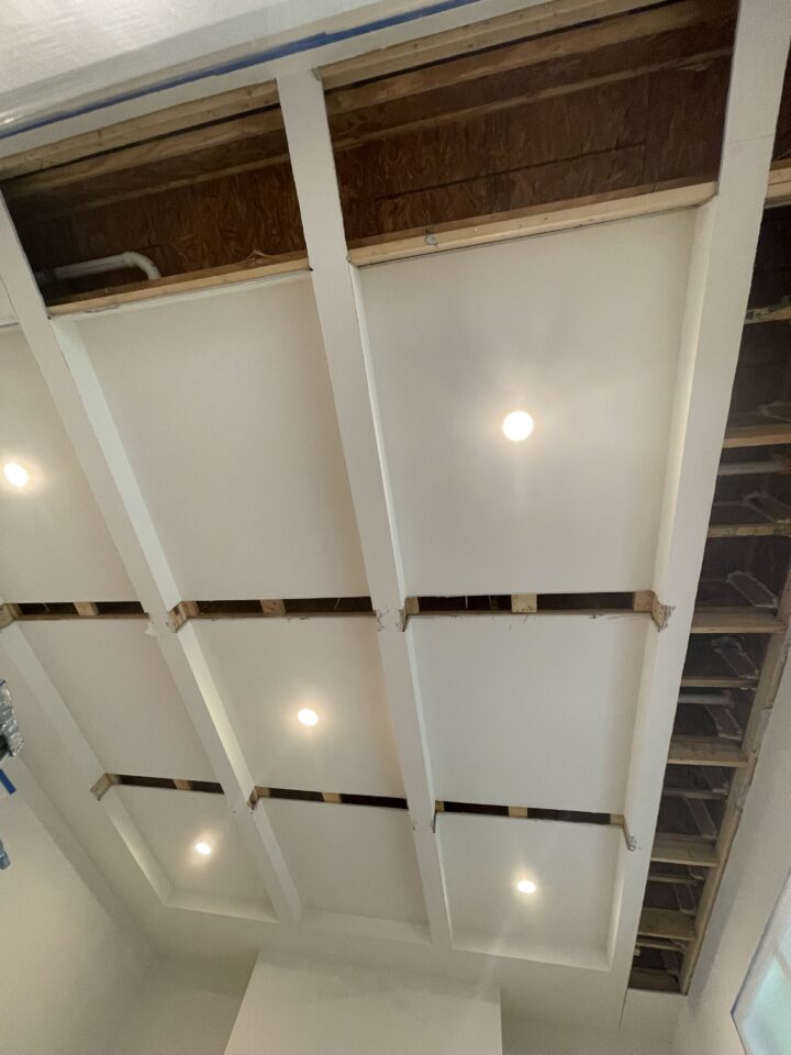 coffered ceiling
