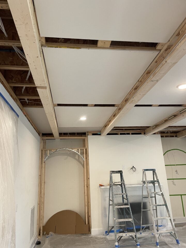 building out the arches