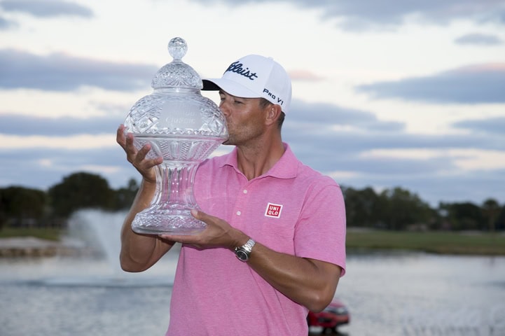 Adam Scott efter sejren i Honda Classic 2016