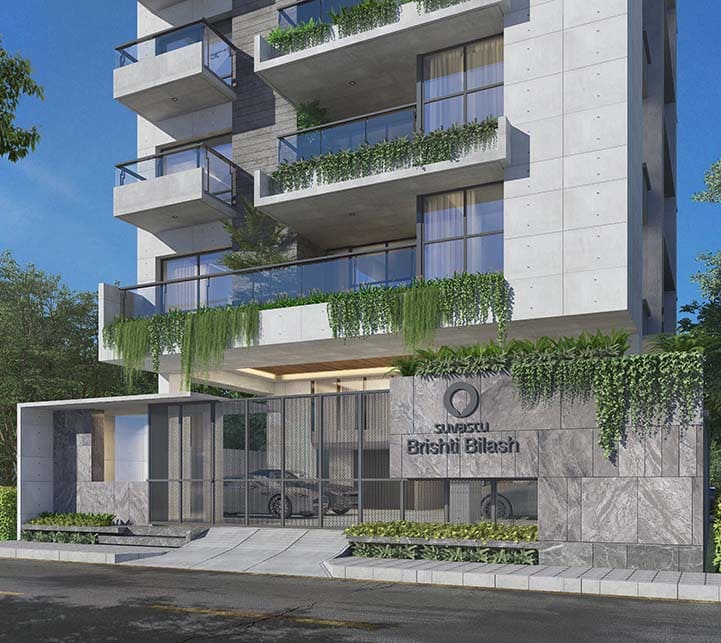 buy flat in Jolshiri Abashon- Suvastu Brishti Bilash